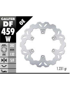 disco fijo wave 282x5 mm o interior 132 6 anclajes o150 valido como delantero y trasero