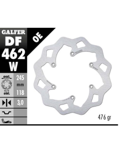 disco freno moto galfer wave fijo 245x3mm df462w