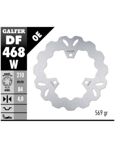 disco freno moto galfer wave fijo 210x4mm df468w