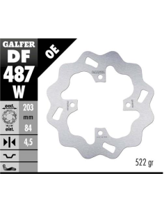 disco freno moto galfer wave fijo 200x4mm df487w
