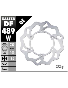 disco freno moto galfer wave fijo 220x3mm df489w