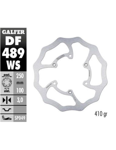 disco freno moto moto galfer wave fijo 250x3mm df4