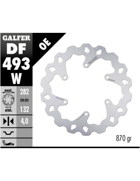 disco freno moto galfer wave fijo 282x4mm df493w