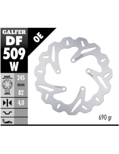 disco freno moto galfer wave fijo 245x4mm df509w