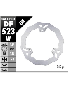 disco freno moto galfer wave fijo 245x5mm df523w