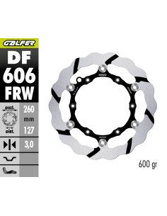 disco de freno delantero galfer df606frw ktm sxs power wave ranurado