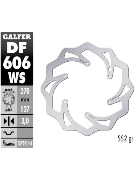 disco freno moto moto galfer wave fijo 270x3mm df6