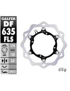 disco freno moto galfer wave flotante 270x3mm df63