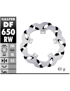 disco freno moto galder wave fijo 200x4mm df650rw