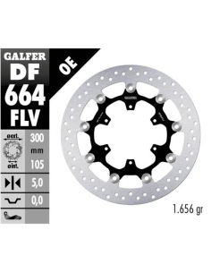 disco freno moto flotante galfer 300x5mm df664flv
