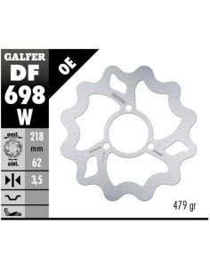 disco freno moto galfer wave fijo 218x3 5mm df698w