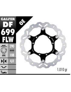 disco freno moto galfer wave flotante 290x4mm df69