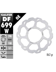 disco freno moto galfer wave fijo 290x3 5mm df699w
