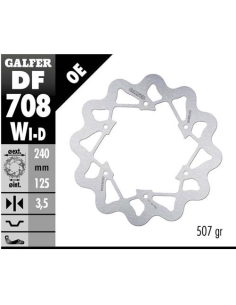disco freno moto galfer wave fijo izquierdo df708w