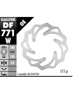 disco freno moto galfer wave fijo 240x4mm df771w