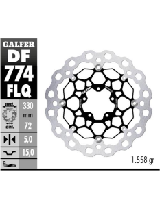 disco freno moto flotante galfer qubic 330x5mm df7