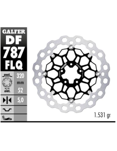 disco freno moto flotante galfer qubic 320x5mm df7