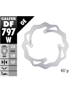 disco freno moto galfer wave fijo 210x4mm df797w