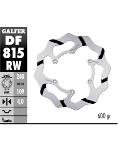 disco freno moto galder wave fijo 240x4mm df815rw