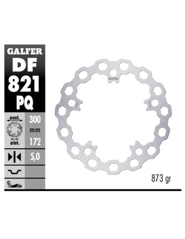 disco freno moto galfer brake track cubiq df821pq