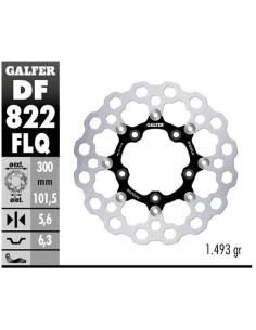 disco freno moto flotante galfer qubic df822flq