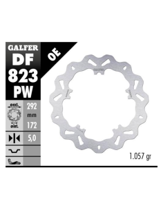 disco freno moto galfer wave brake track df823pw