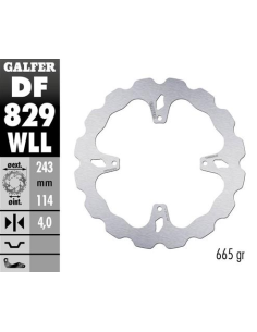 disco freno moto galder wave fijo solido df829wll