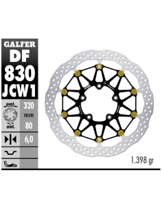 disco freno moto galfer wave flotante df830jcw1g03