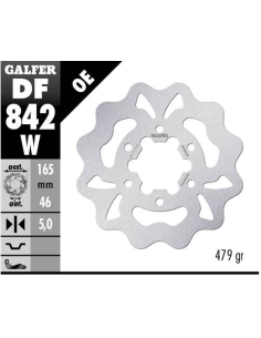 disco freno moto galfer wave fijo 165x5mm df842w