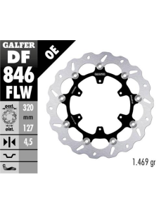 disco freno moto galfer wave flotante 320x4 5mm df