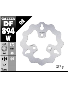 disco freno moto galfer wave fijo 170x4mm df894w