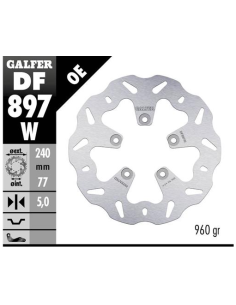 disco freno moto galfer wave fijo 240x5mm df897w
