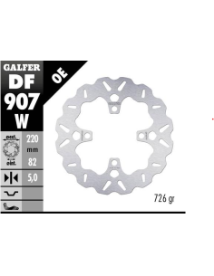 disco freno moto galfer wave fijo 220x5mm df907w