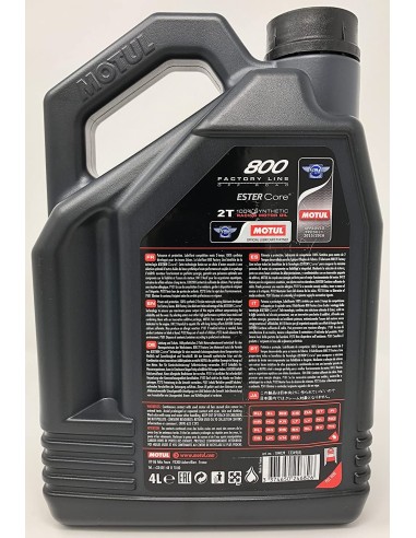 aceite motul 800 2t fl off road 4l 104039