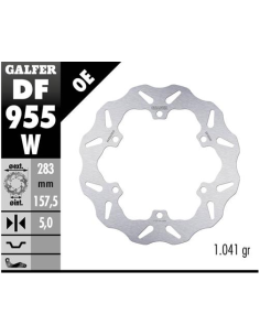disco freno moto galfer wave fijo 283x5mm df955w