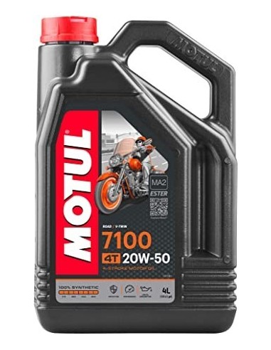 aceite motul 7100 20w50 4t 4l 104104