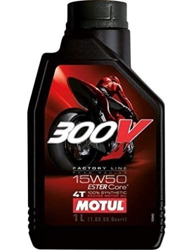 aceite motul 300v fl road racing 15w50 1l 104125