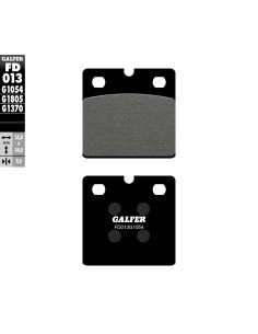 pastillas de freno galfer fd013g1054 semimetalicas delanteras para moto