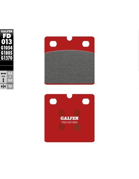 pastillas de freno moto galfer trial top fd013g180