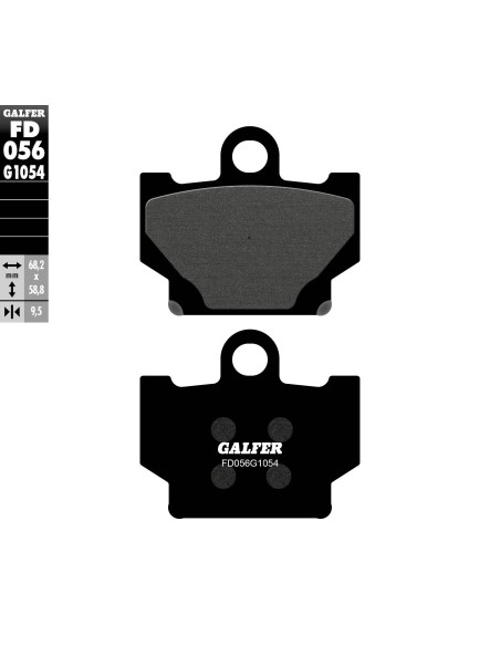 pastillas de freno moto galfer semi metal fd056g1371