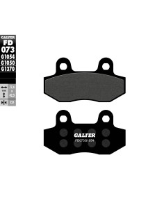 pastillas de freno moto galfer semi metal fd073g10