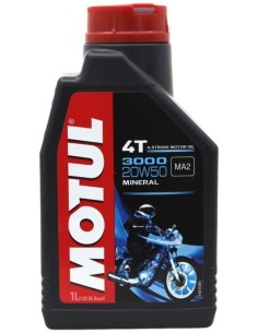 aceite motul 3000 20w50 4t 1l 107318