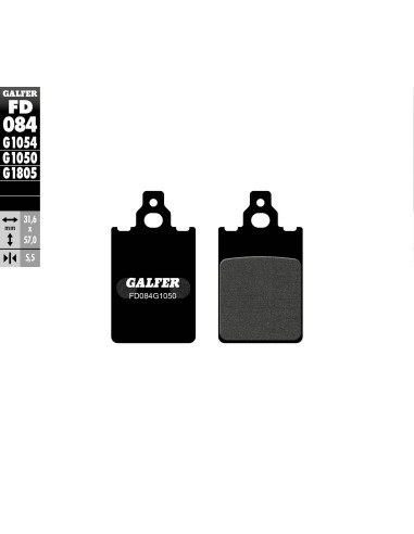 pastillas de freno moto galfer scooter fd084g1050