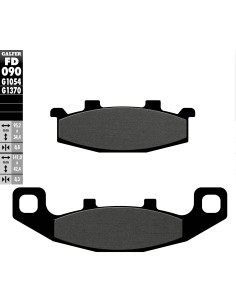 pastillas de freno moto galfer semi metal fd090g10