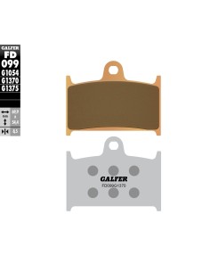 pastillas de freno moto galder sinter sport fd099g