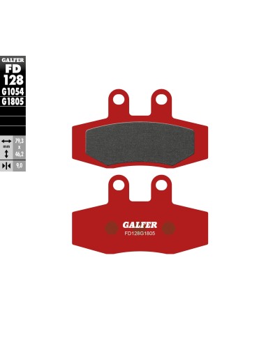 pastillas de freno moto galfer trial top fd128g180