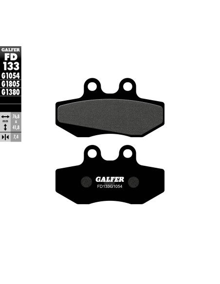 pastillas de freno moto galfer semi metal fd133g10