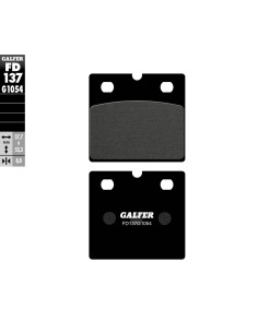 pastillas de freno moto galfer semi metal fd137g10