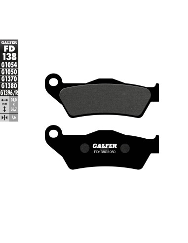 pastillas de freno moto galfer scooter fd138g1050