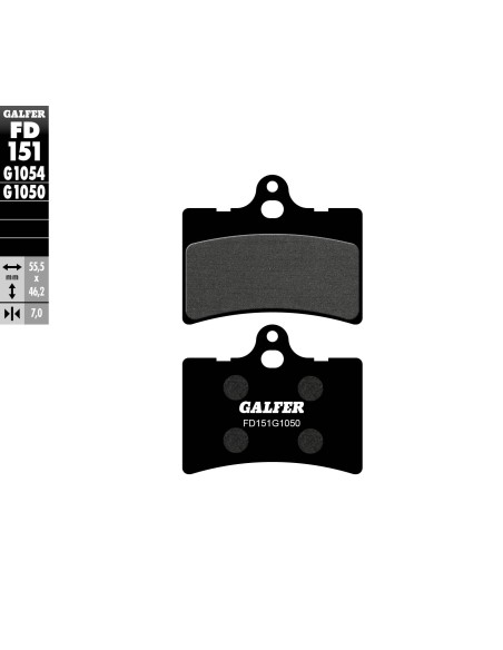 pastillas de freno moto galfer scooter fd151g1050